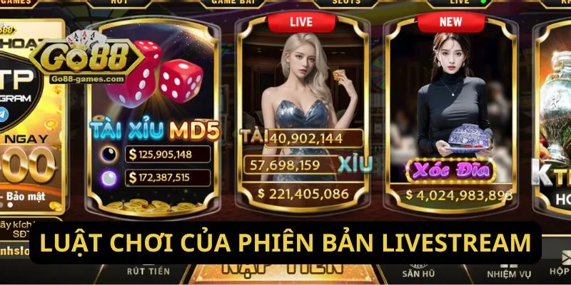 Luật chơi của phiên bản LiveStream